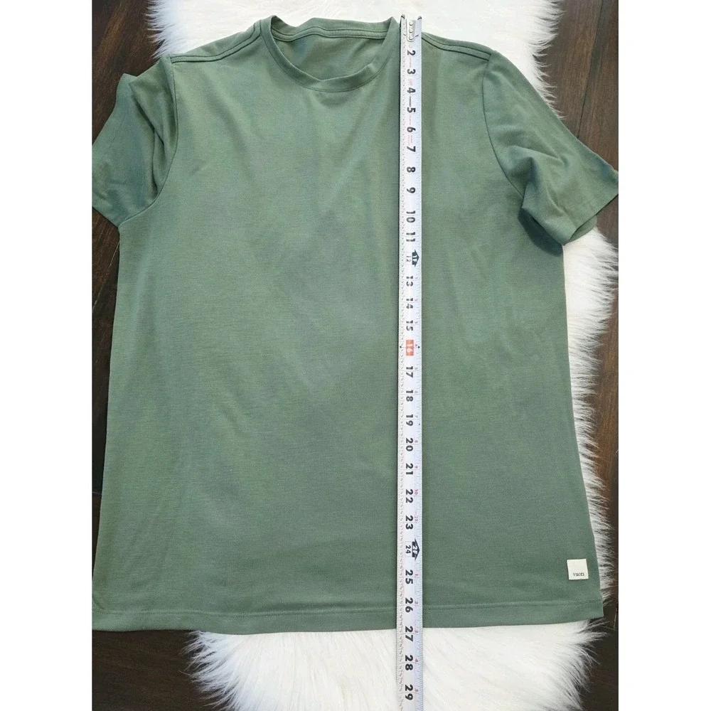 Vuori Men's Short Sleeve T Shirt Size Medium Green Stretch Athleisure